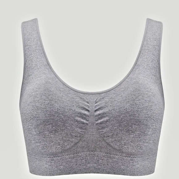 FASHION COLLECTION 3 PACK BRA PLUS SIZE 2XL BLACK, LIGHT GRAY, GRAY GRAPHITE NWT - Picture 7 of 14